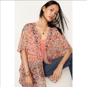 ANTHROPOLOGIE Shimmer Bella Kimono